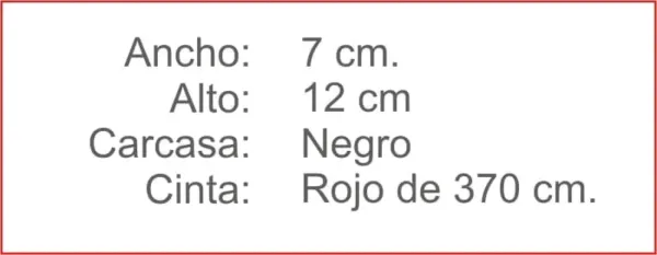 Cabezal MURAL Cinta 370 Rojo - Imagen 2