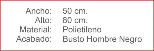 Maniqui BUSTO Hombre - Imagen 2